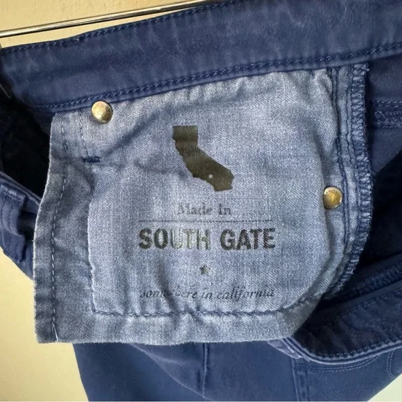 AG Adriano Goldschmidt Prima Cigarette Mid-Rise Stretch Sateen Jeans Royal Blue - Picture 14 of 15